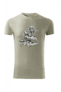 T-shirt AFG - damska koszulka z nadrukiem