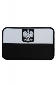 Flaga Polski - Naszywka Velcro Patch 