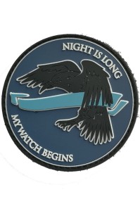 Night Watch - gumowa naszywka pvc velcro