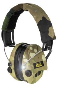 Słuchawki SORDIN Supreme PRO-X LED Gel Camo HEAR2 - aktywne ochronniki słuchu