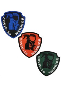 WARRIOR - haftowana naszywka z rzepem (limited)