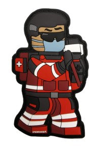 Ratownik - gumowa naszywka z rzepem (limited)