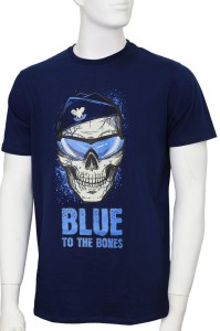 Koszulka #holdtheline BLUE TO THE BONES (navy)