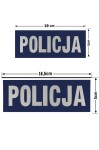Rzepy odblaskowe "POLICJA" na kamizelkę (komplet) (Kolor: navy)