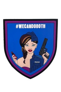 Limitowana gumowa naszywka #wecandoboth