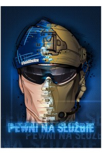 Plakat PEWNI NA SŁUŻBIE 30x40