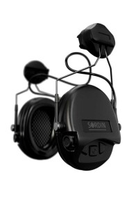 Słuchawki SORDIN Supreme MIL AUX na hełm - aktywne ochronniki słuchu 