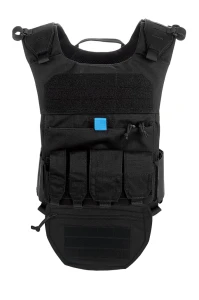 Zestaw #holdtheline Kamizelka policyjna patrolowa ZTAC-2 + nerka 2w1 (czarny)