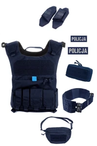 Zestaw #holdtheline Kamizelka patrolowa policyjna ZTAC-2 FULL (granatowy)