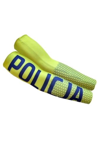 Hi-viz rękawki unisex z nadrukiem POLICJA – element umundurowania