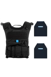 Zestaw  #holdtheline Kamizelka patrolowa policyjna ZTAC-2 + 2 miękkie wkłady balistyczne (czarny)