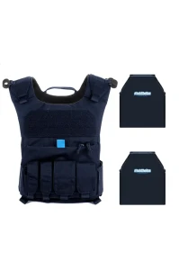 Zestaw #holdtheline Kamizelka patrolowa policyjna ZTAC-2 + 2 miękkie wkłady balistyczne (granatowy)