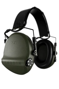 Słuchawki SORDIN X2 Gel Leather HEAR2 - aktywne ochronniki słuchu zielone