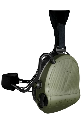 Słuchawki SORDIN X2 żel Neckband HEAR2 - aktywne ochronniki słuchu zielone