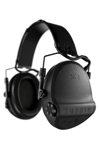 Słuchawki SORDIN X2 Gel Leather HEAR2 - aktywne ochronniki słuchu czarne