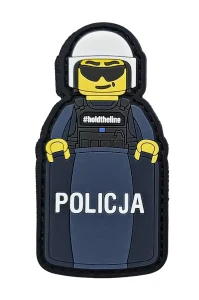 Policjant OPP - gumowa naszywka z rzepem (limitowana)