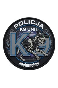 K9 UNIT POLICJA – gumowa naszywka z rzepem (limitowana)