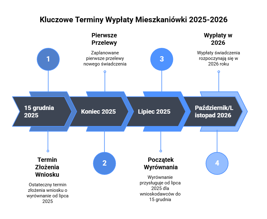 terminy wypłaty mieszkaniówki dla policji 2026